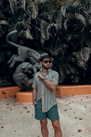 Striped Shirts For Beach Outfit