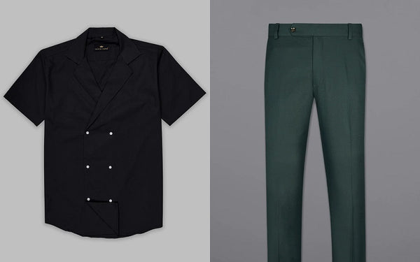 Black Shirts With Green Pants