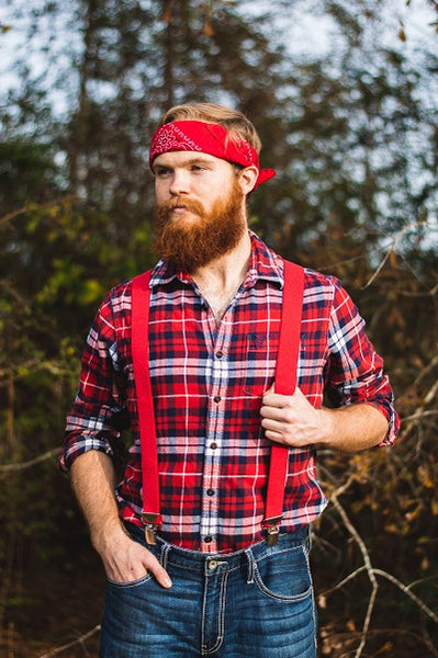 How to wear red flannel shirts