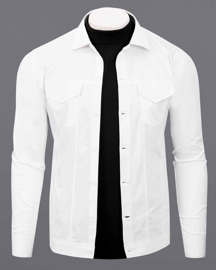 White Overshirts For Men