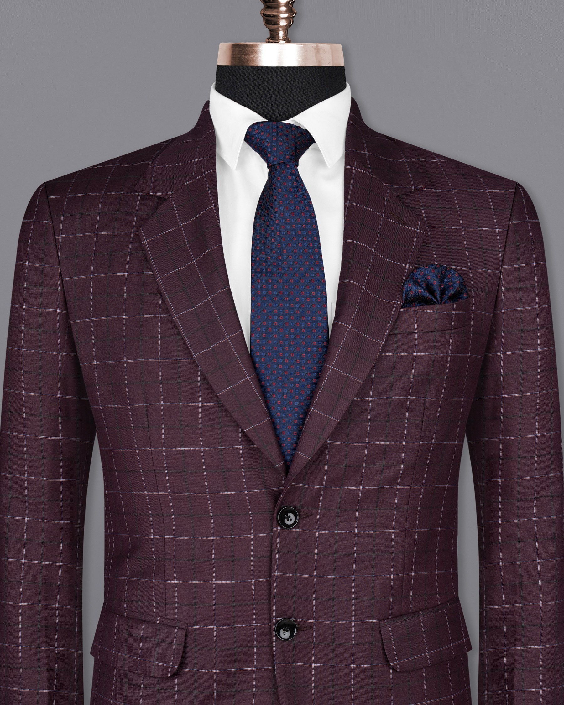 Flame Check Wool Tweed Blazer - Mandatory NZ