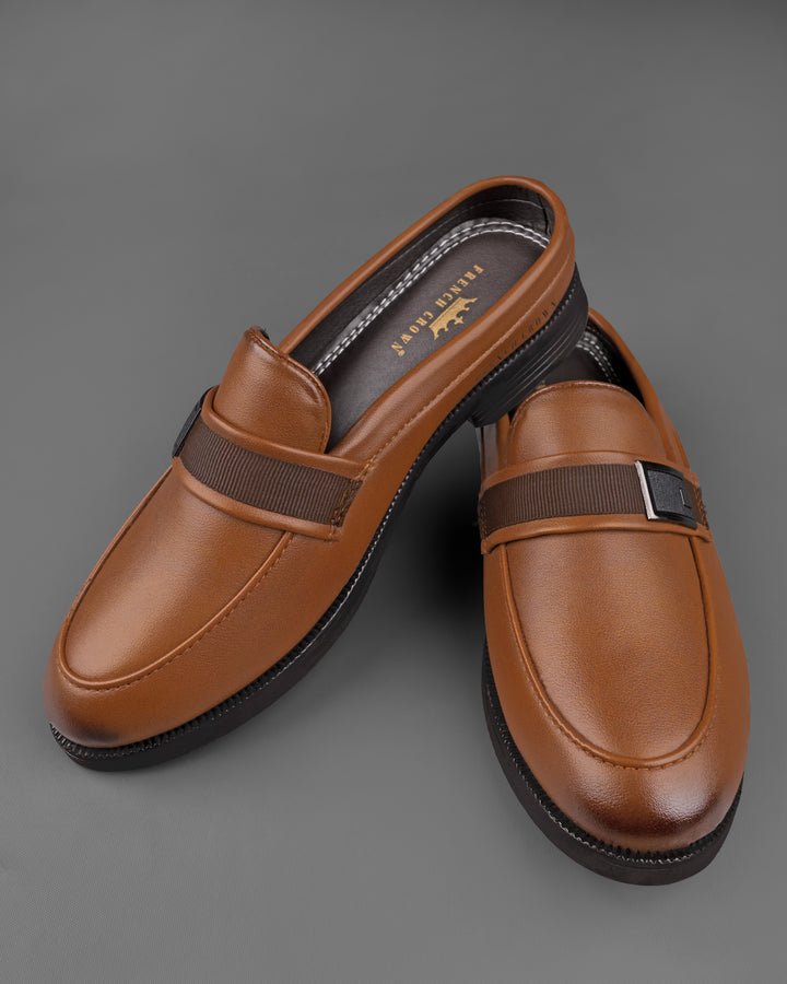 Tan Slip-on Shoes