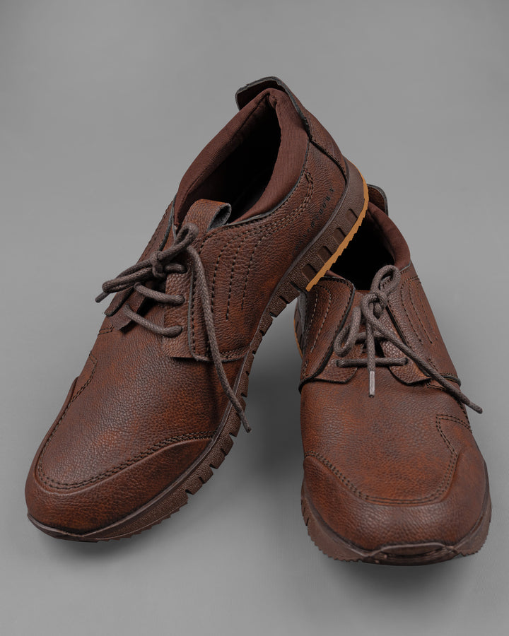 Brown Casual Derby Shoes