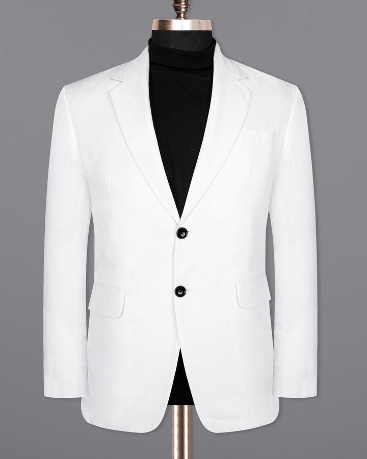 White Cotton Suit For Men