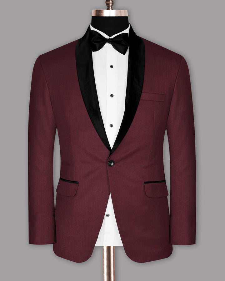 Maroon Tuxedo Suit For Men