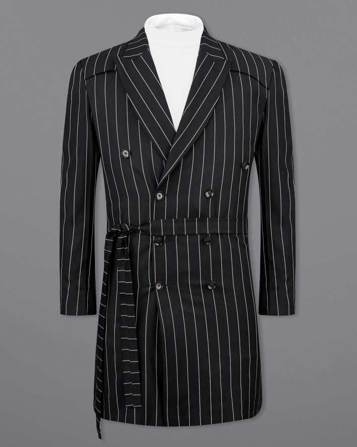 Striped trench coat for valentines day