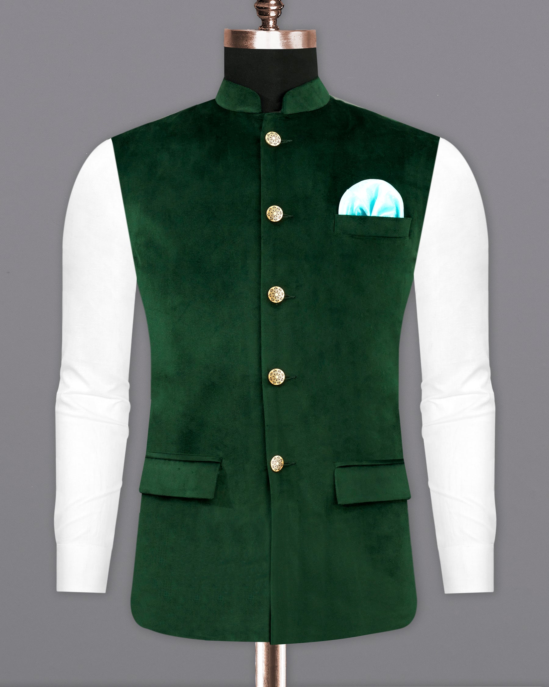 Buy Men Cream Print Nehru Jacket Online - 688681 | Peter England