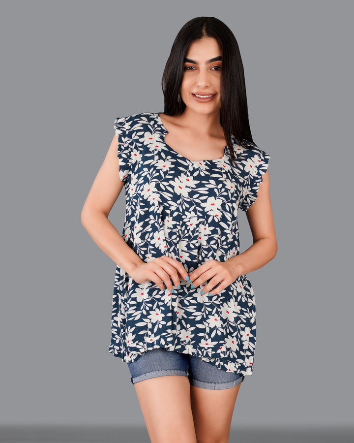 Floral Printed Tops For Women