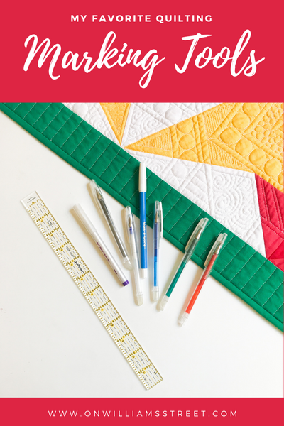 My favorite fabric marking tools for sewing and quilting - Linda