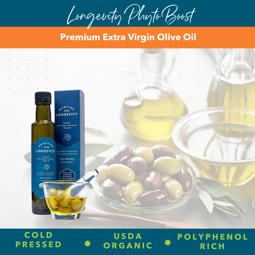 Organic Polyphenol Rich Olive Oil - Nutrition For Longevity Meal D product image