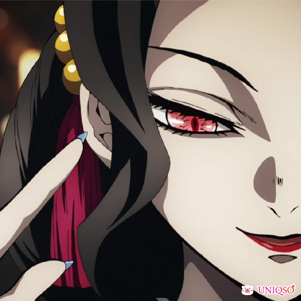 Demon Slayer Nezuko Kamado Colored Eye Contacts – UNIQSO