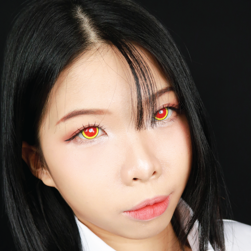 Demon Slayer Nezuko Kamado Colored Eye Contacts – UNIQSO