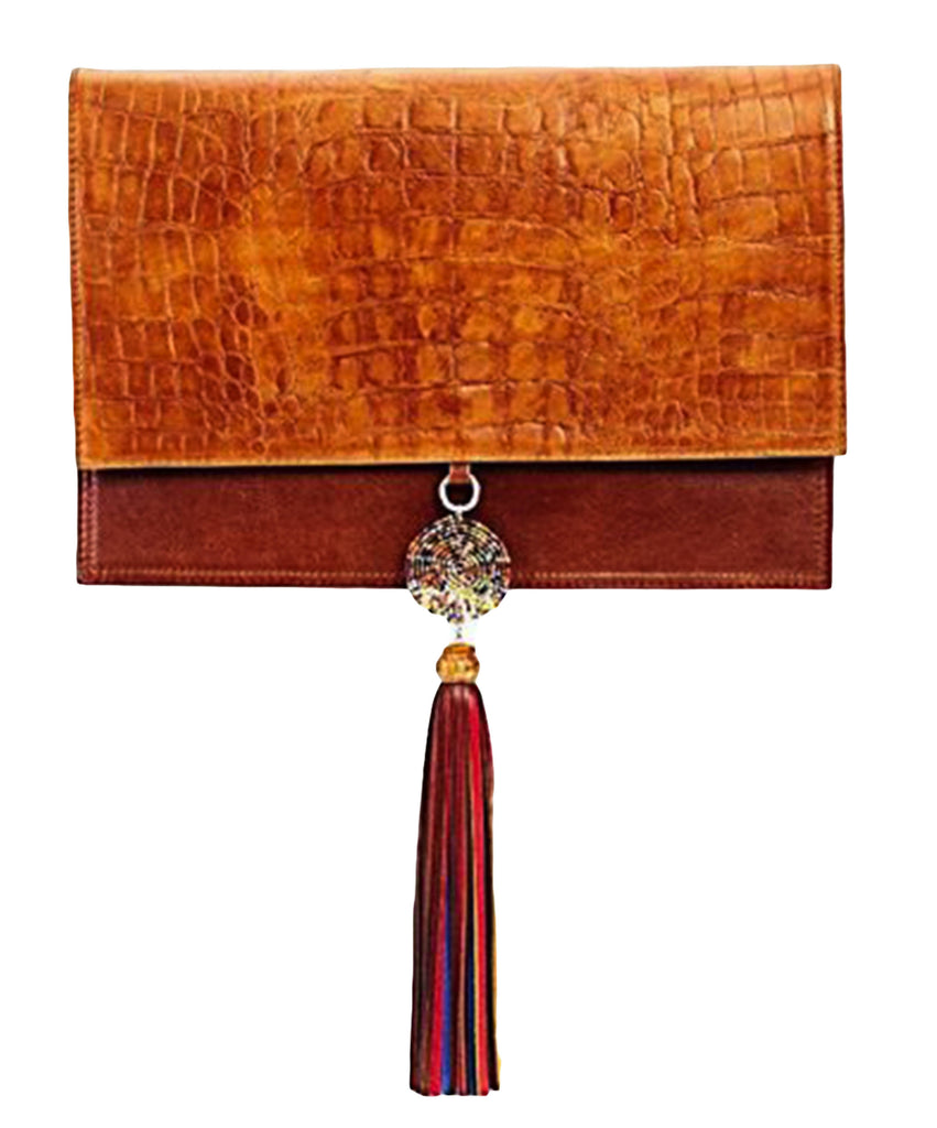 Nanita & Co Genuine Leather Envelope Clutch Bag — itarazen