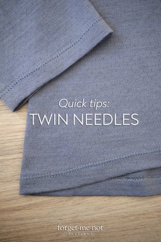 Quick Tips: Twin Needles Pinterest pin
