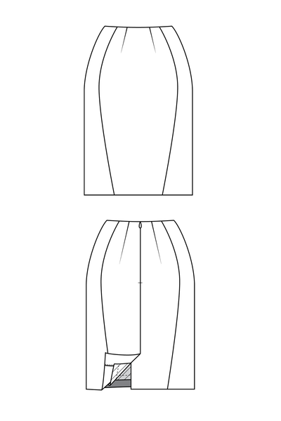 Sabrina - The perfect fit pencil skirt (PDF pattern) - Forget-me-not ...