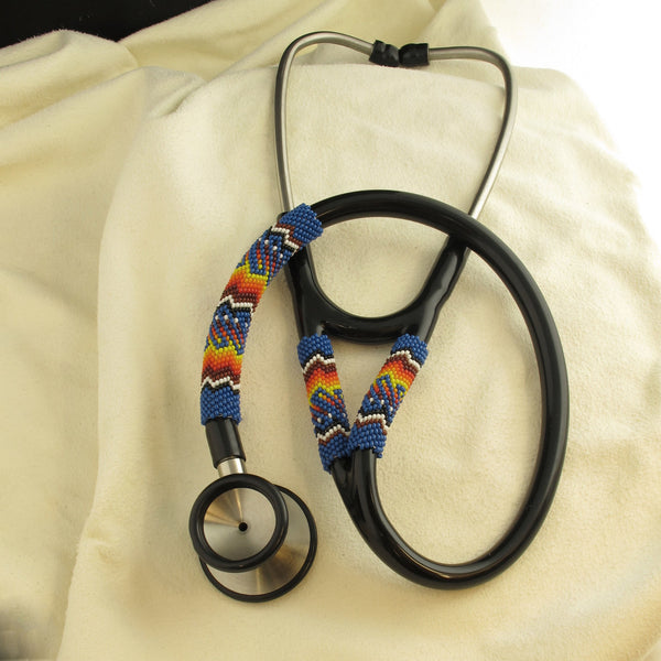 Periwinkle Blue Beaded Stethoscope – Waci'-ci Trading Co.
