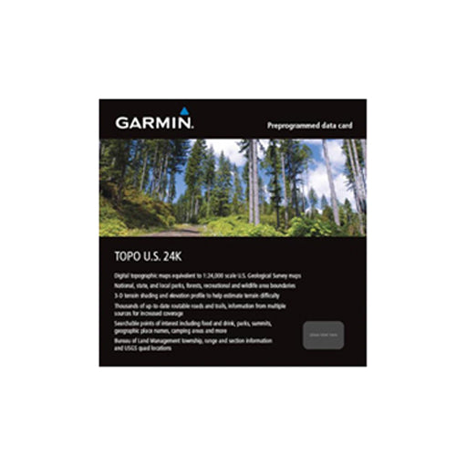 Garmin TOPO US 24K West (010-C1129-00) - Navigational Software