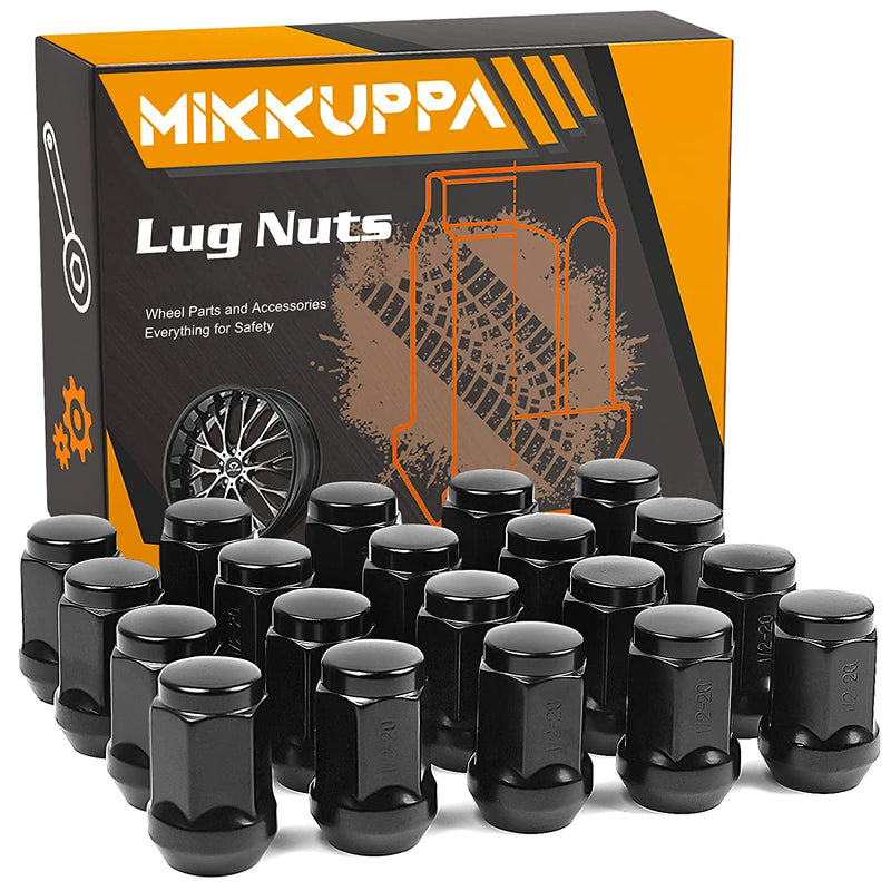 MIKKUPPA 23pcs 1/2-20 Lug Nuts Replacement for 1987-2018 Jeep Wrangler