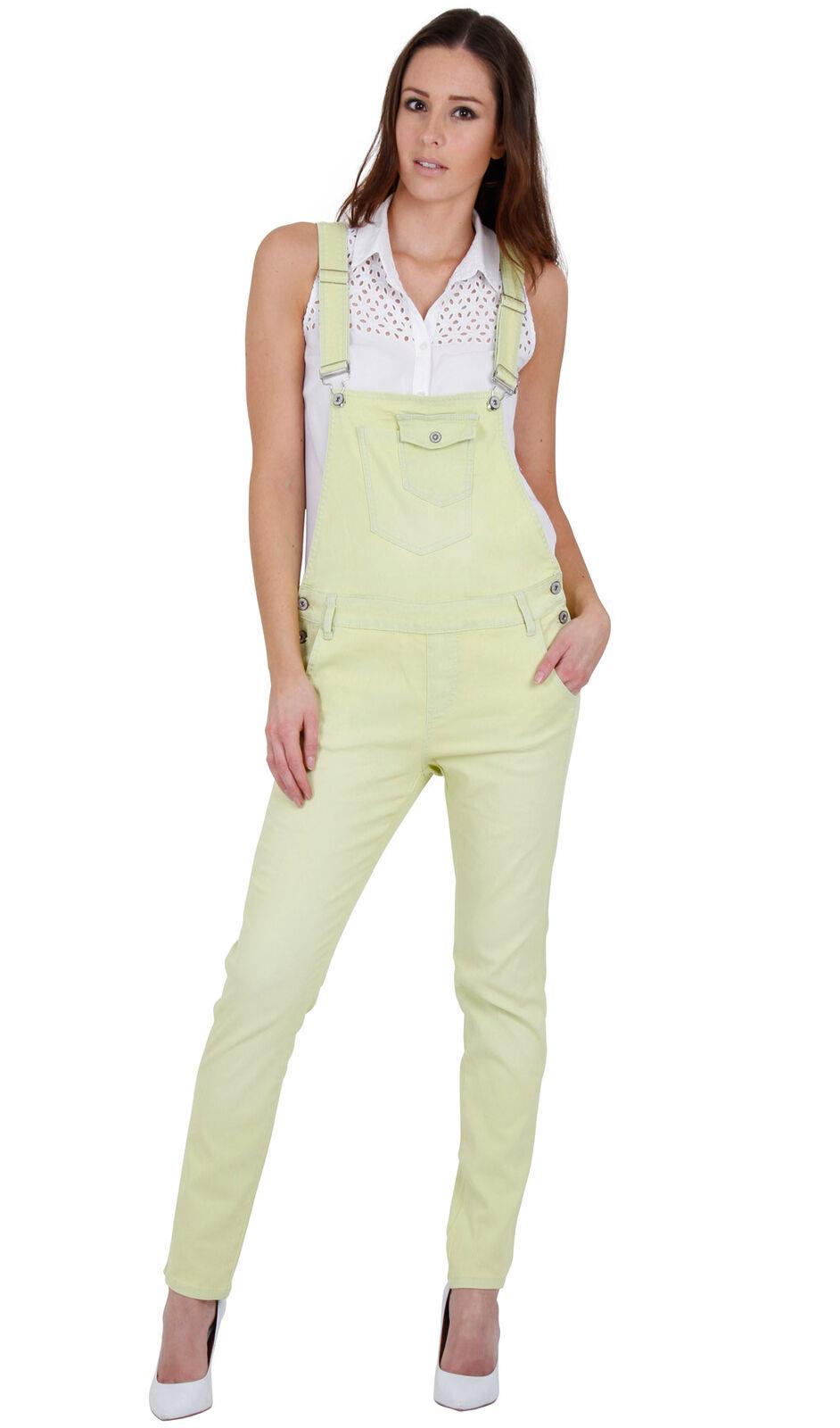 Women's Lightweight Yellow Dungarees | Bib Overalls | Shop Now