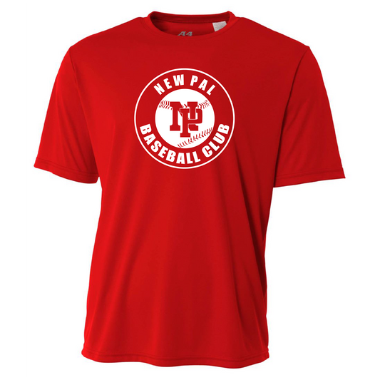 Mens/Youth Short Sleeve T-Shirt NP Baseball Club (red 1871