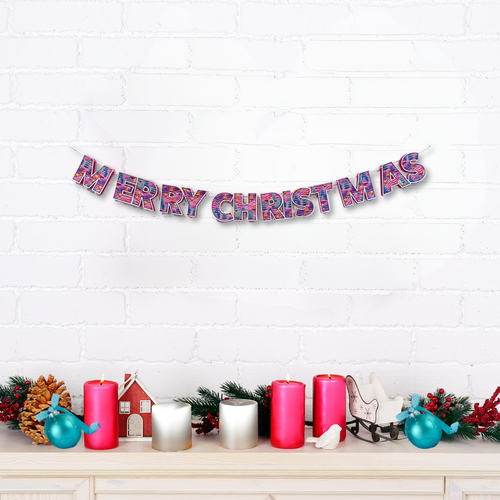 DIY Christmas Banner Kit, Christmas Crafts for Adults, Make Your Own H –  Party Your World