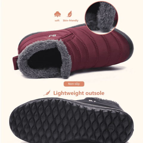 Women's Waterproof Snow Boots Foot Warmer Shoes for Bunions