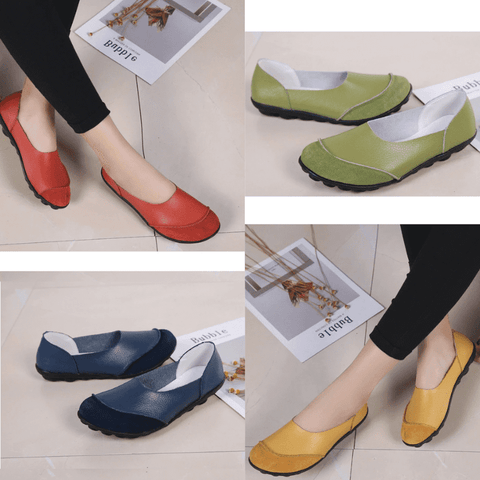 Women's Moccasins Soft Leather Flats for Bunions