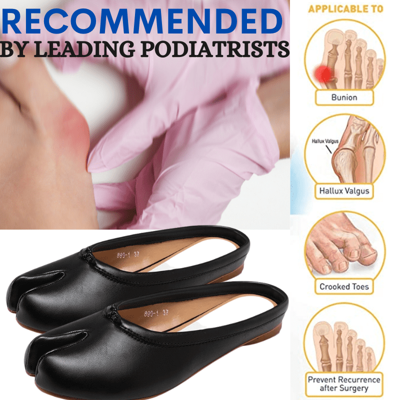 Women's Slippers Split Toe Shoes for Bunions