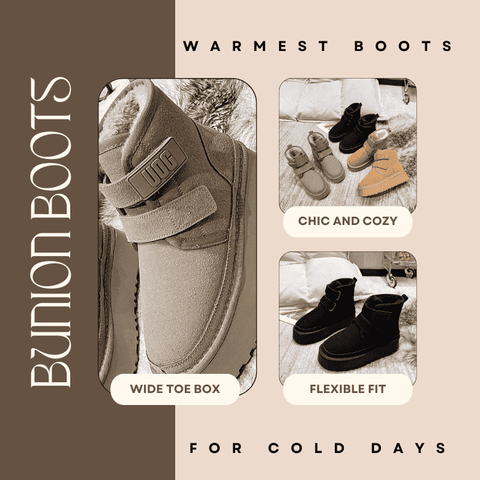 Adjustable Women's Winter Boots for Bunions