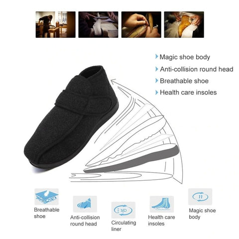 Wide Fit Women's Diabetic Shoes for Swollen Feet