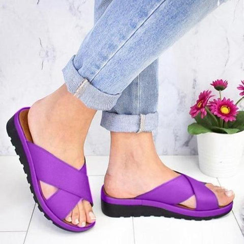 BunionFree™ Mid-heel Platform Sandals