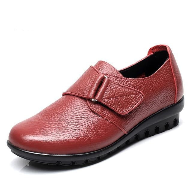Casual Women's Genuine Leather Shoes for Bunions - Bunion Free