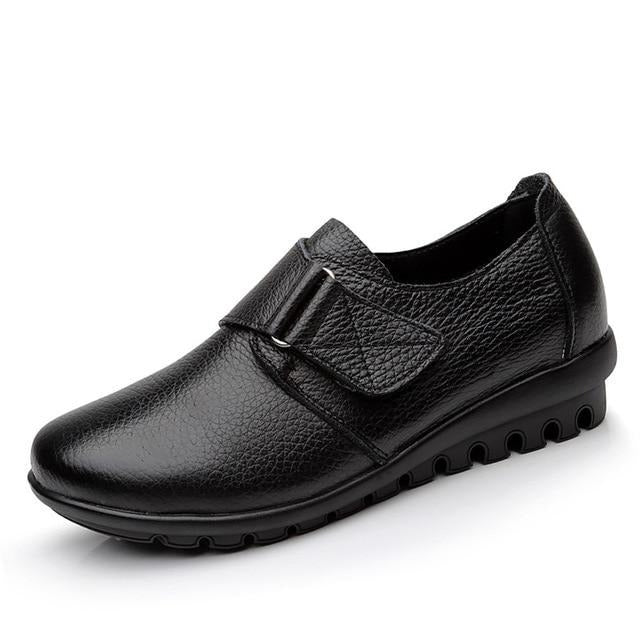 Casual Women's Genuine Leather Shoes for Bunions - Bunion Free