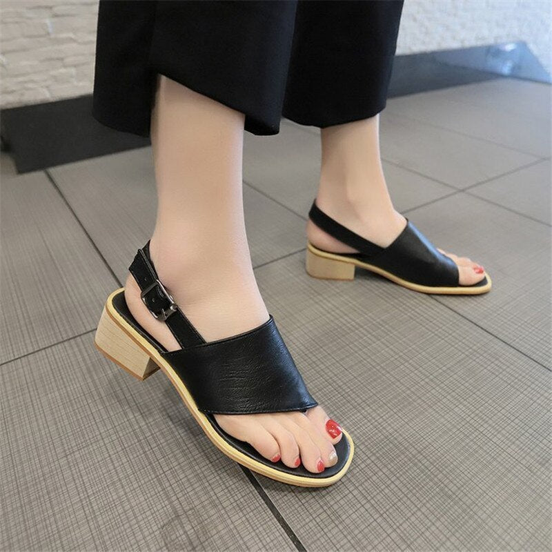 Low Heel Dress Sandals for Bunions - ComfyFootgear