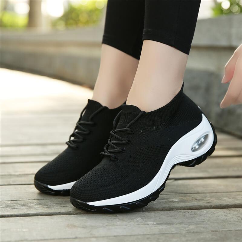 Orthopedic Walking Shoes Platform Sneakers for Women - Bunion Free