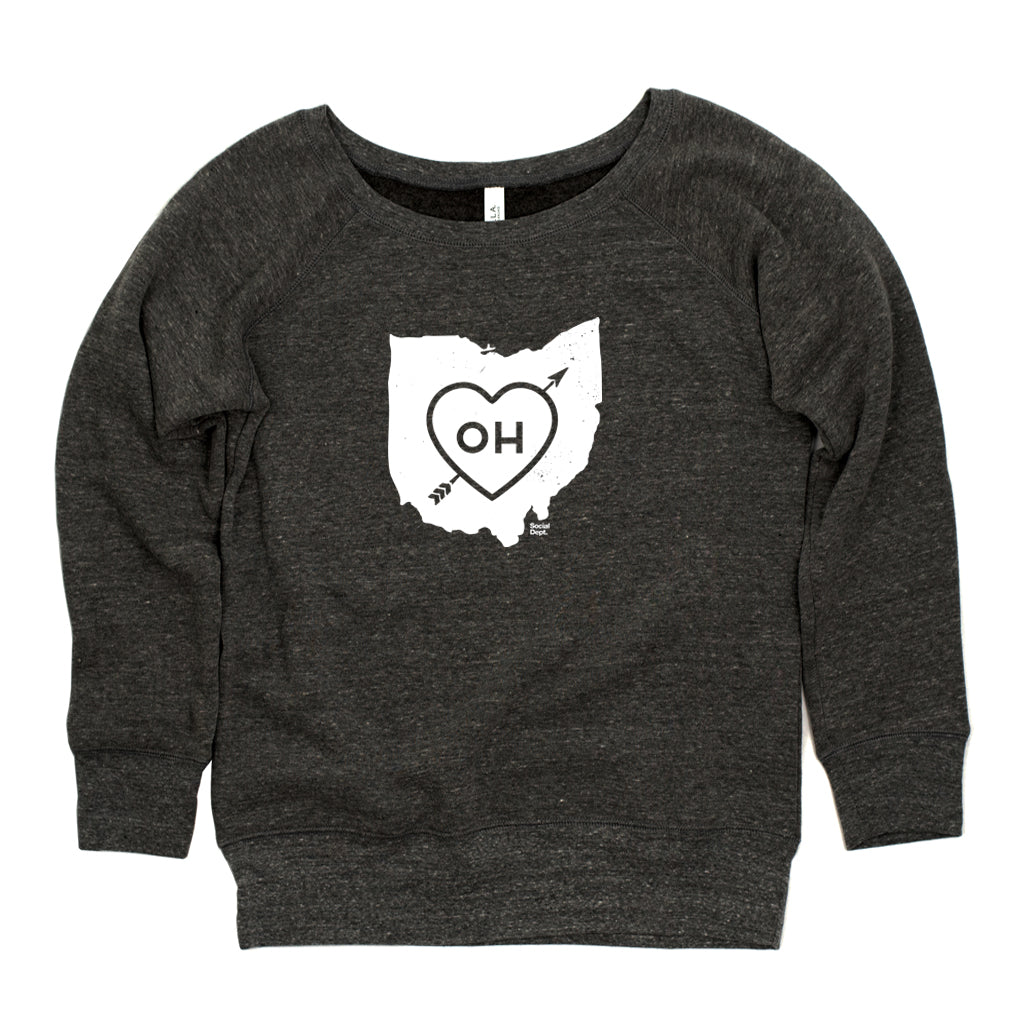 heart sweatshirt womens