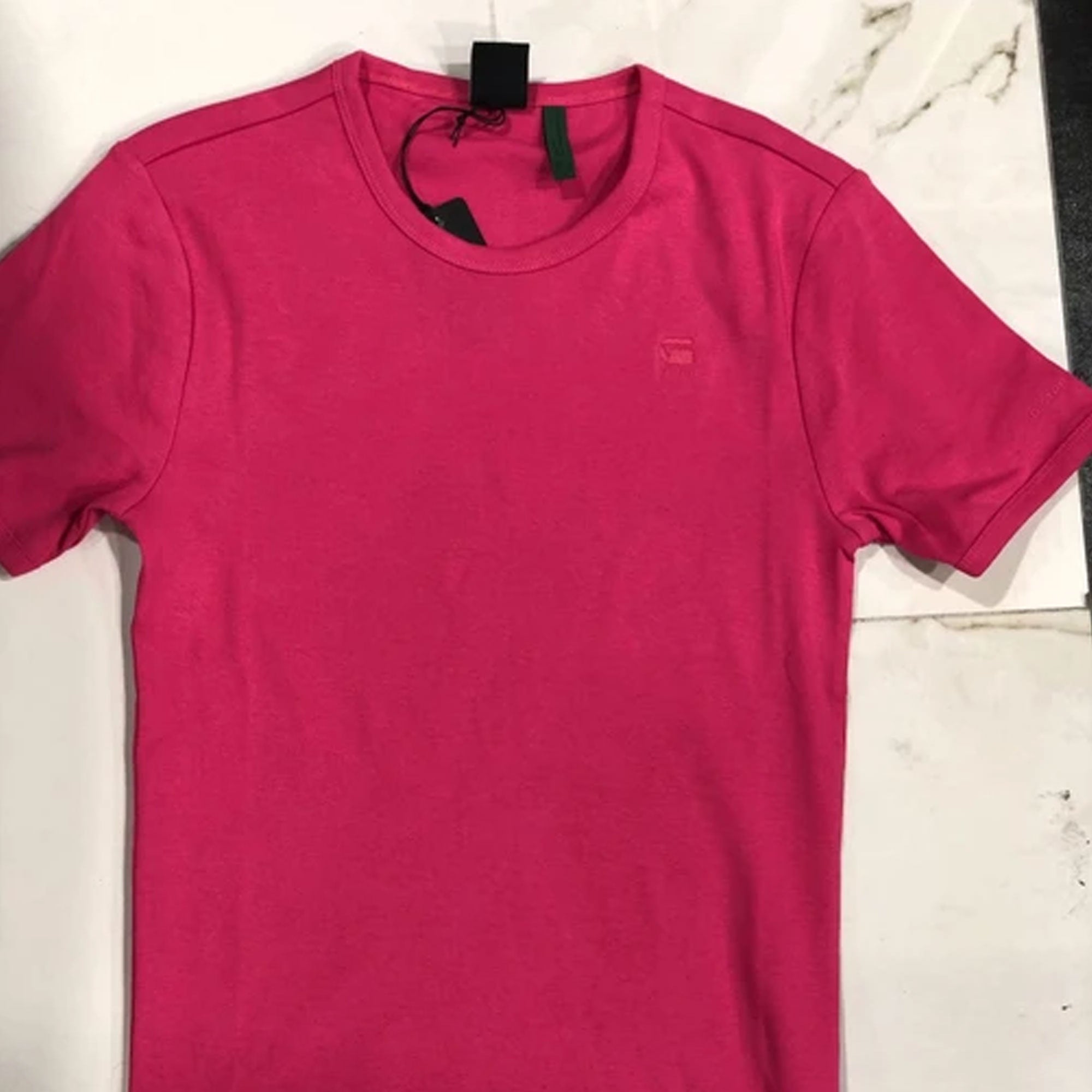 pink g star shirt