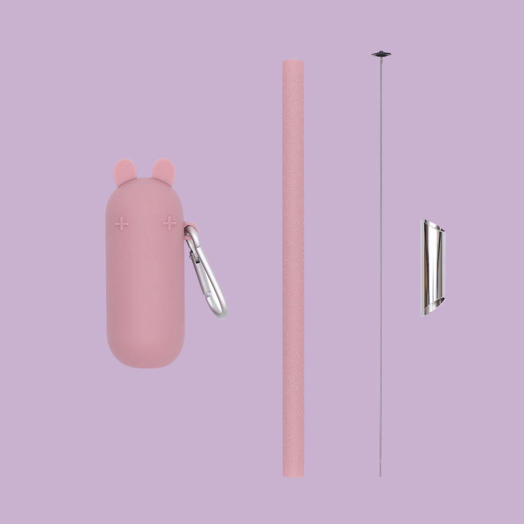 Keepie + Straw Set - Blue Dusk