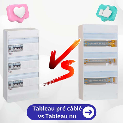 tableau électrique pré câblé vs tableau électrique nu LEGRAND