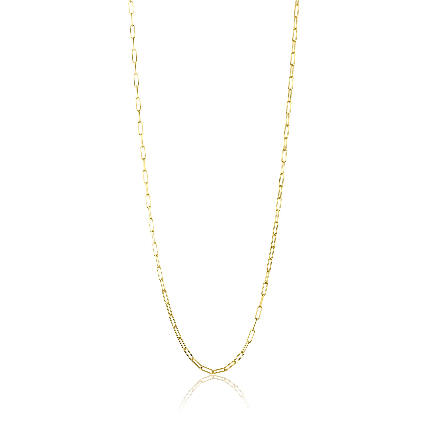 Paperclip Chain (delicate) 14k Gold