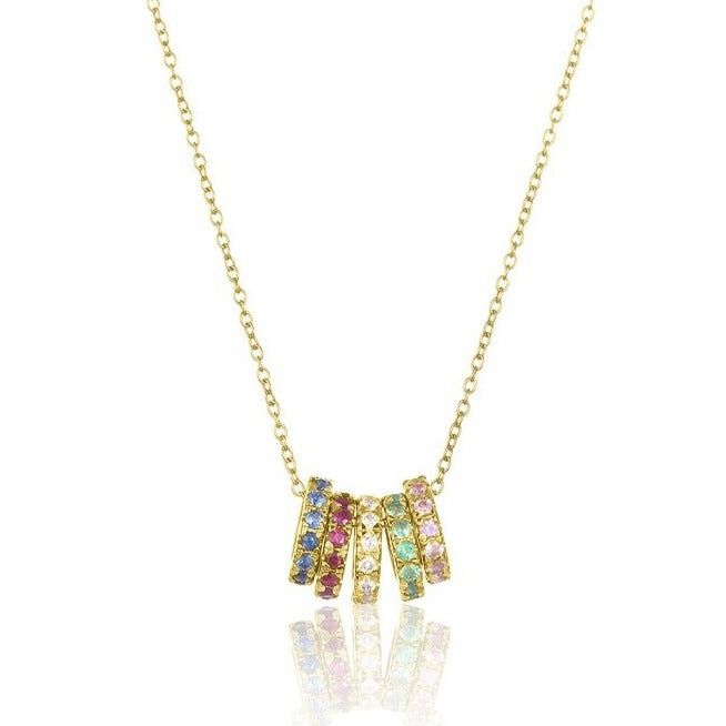 Ruby Rondelle Necklace