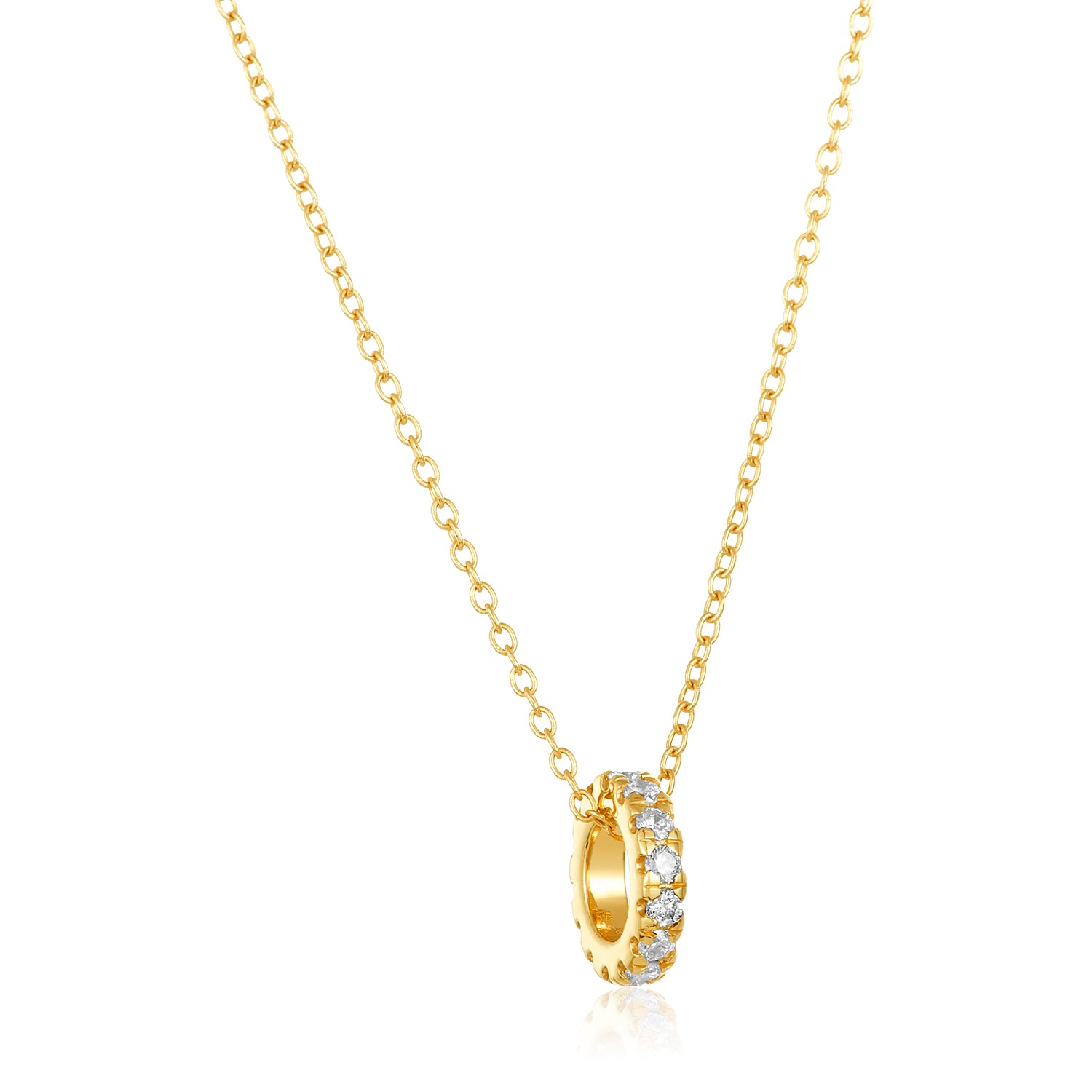 Diamond Rondelle Necklace