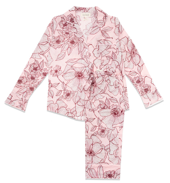 Flora Pink Pyjama Set