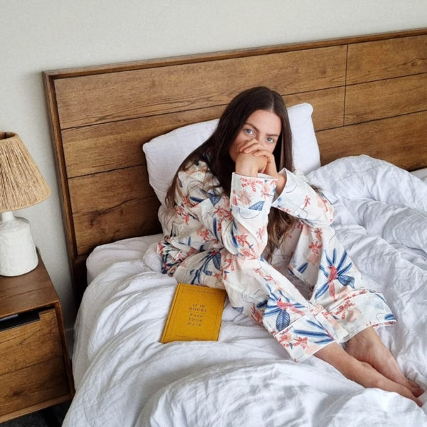 Courtney Smith in Moon and Mellow Pyjamas