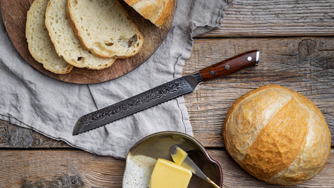 How do I sharpen a bread knife?