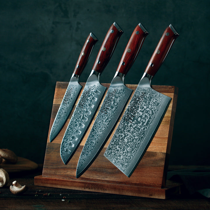 Complete Damascus Knife Set KNIVES ETCETERA®