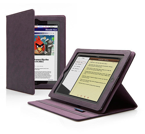 Cygnett - Lavish Earth folio stand case for iPad 2 - Purple
