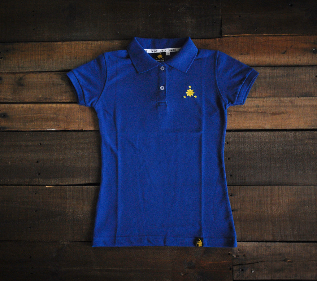 royal blue and yellow shirt