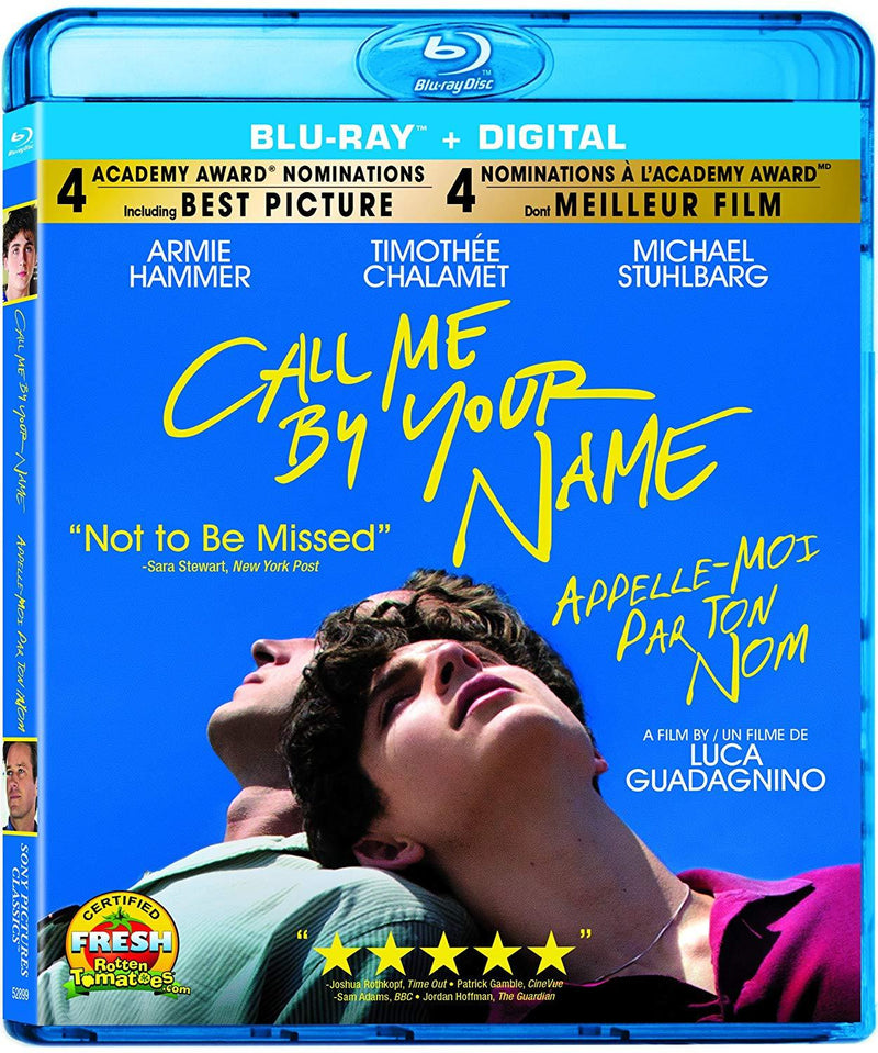 Call Me By Your Name New Blu Ray Sonic Boom Records