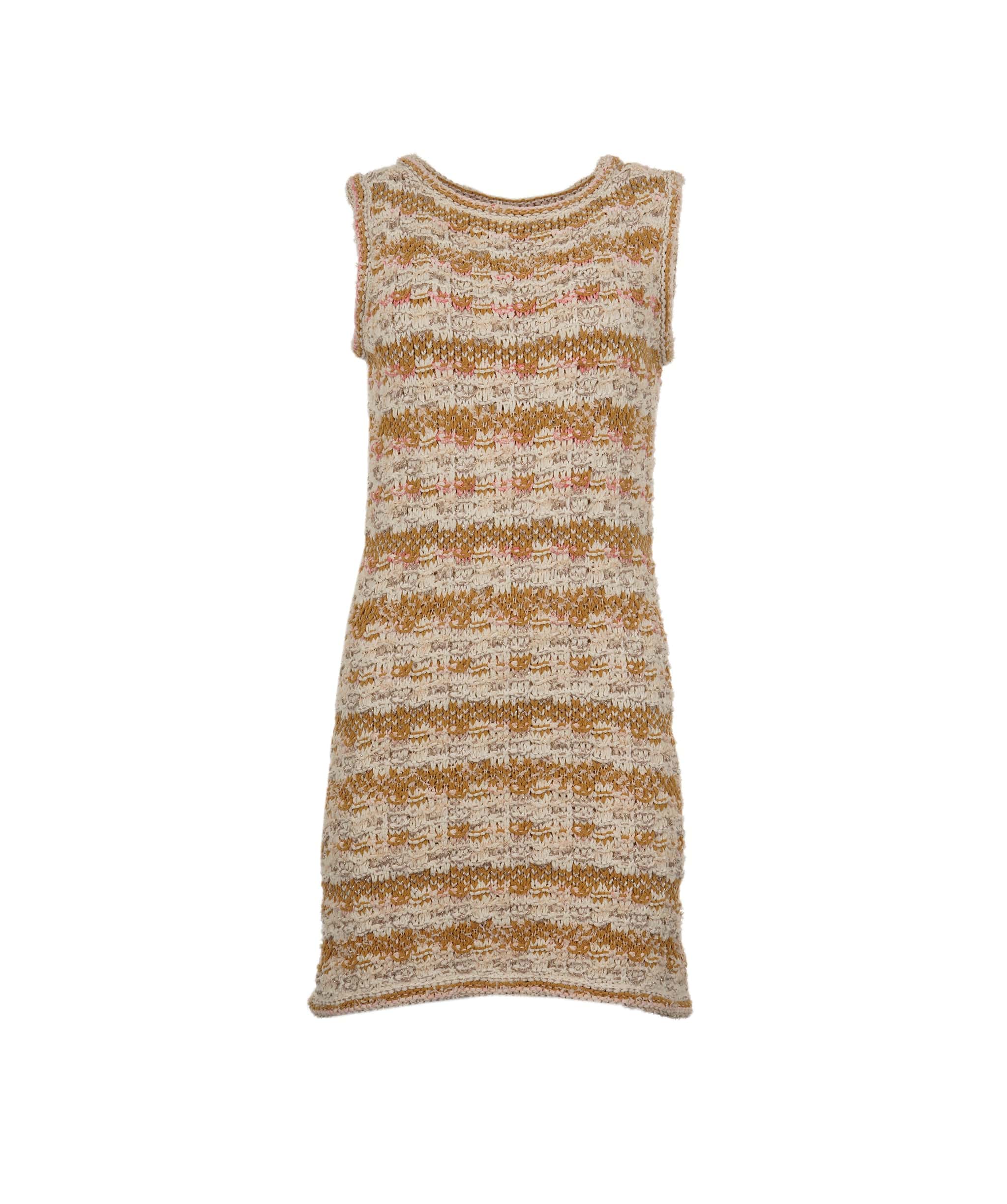 image of Chanel Dress paris dubai knit FR36  AVC1254